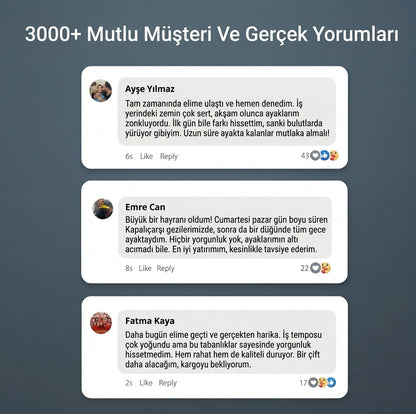 Konforlu Ayakkabı Tabanlığı